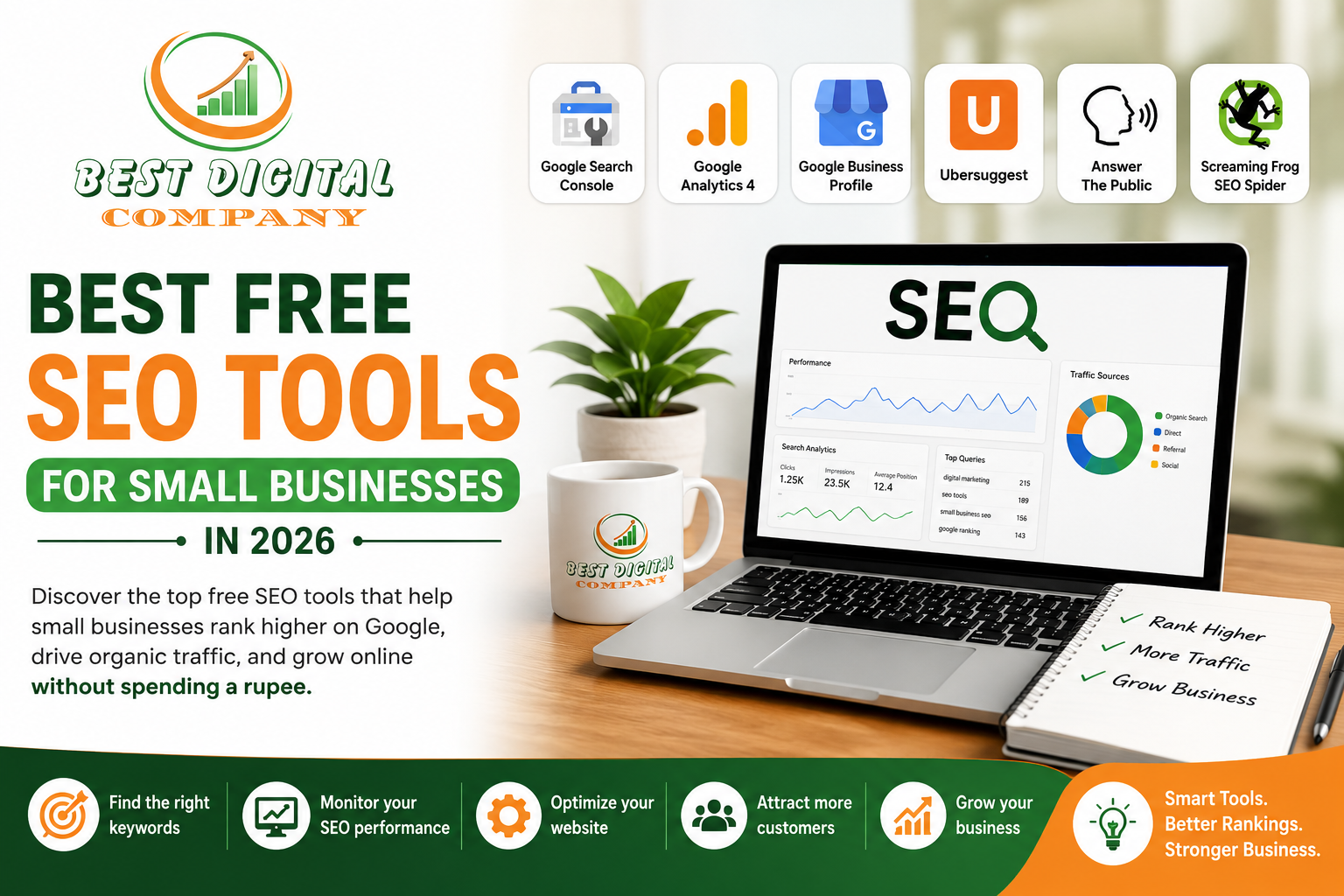 Best Free SEO Tools for Small Businesses in 2026
