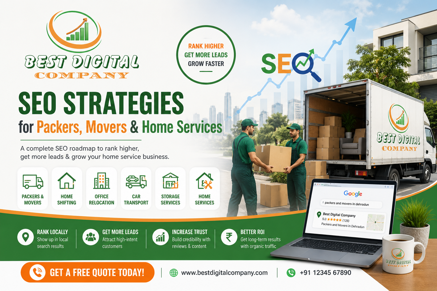 SEO Strategies for Packers, Movers & Home Services