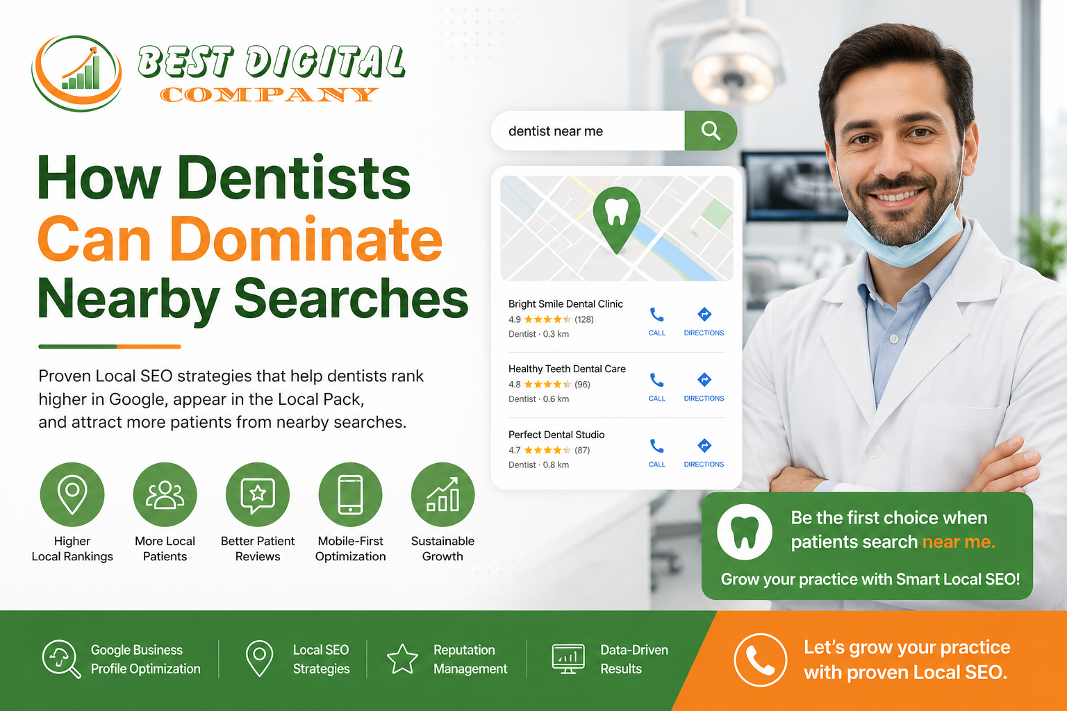 How Dentists Can Dominate Nearby Searches