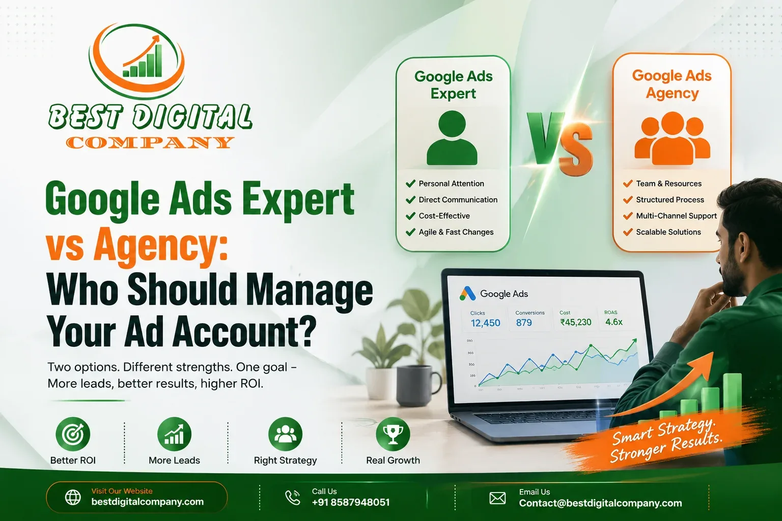 Google Ads Expert vs Agency