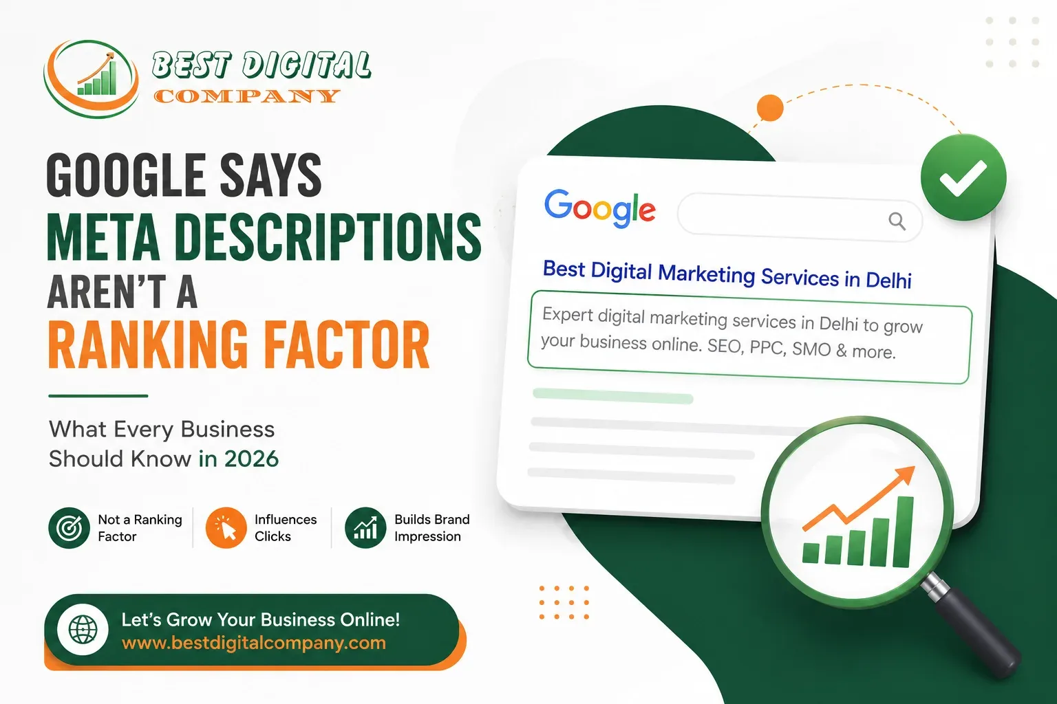 Google Says Meta Descriptions Aren't a Ranking Factor: What Every Business Should Know in 2026