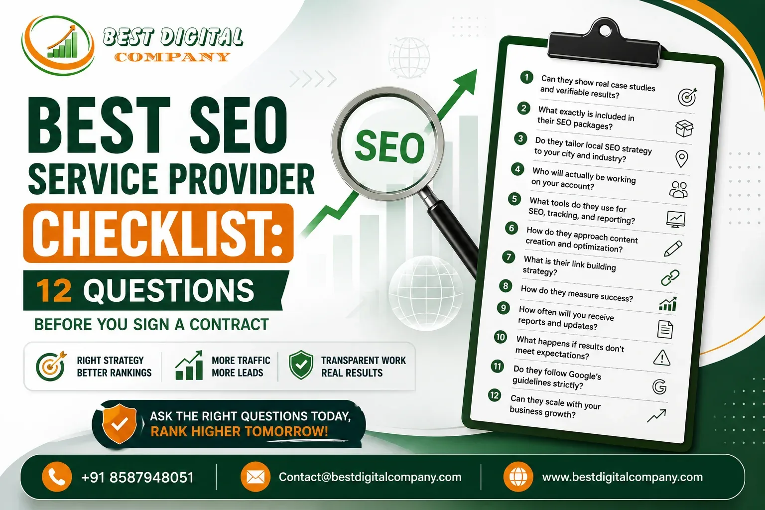 Best SEO Service Provider Checklist