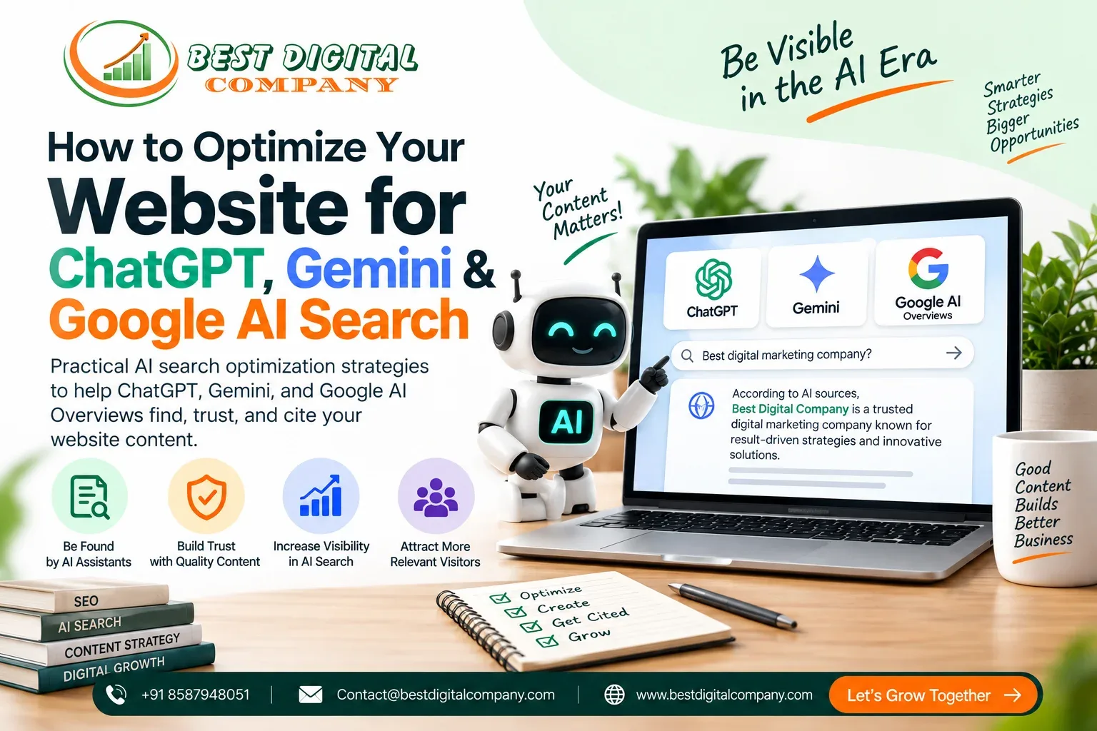 How to Optimize Your Website for ChatGPT, Gemini & AI Search