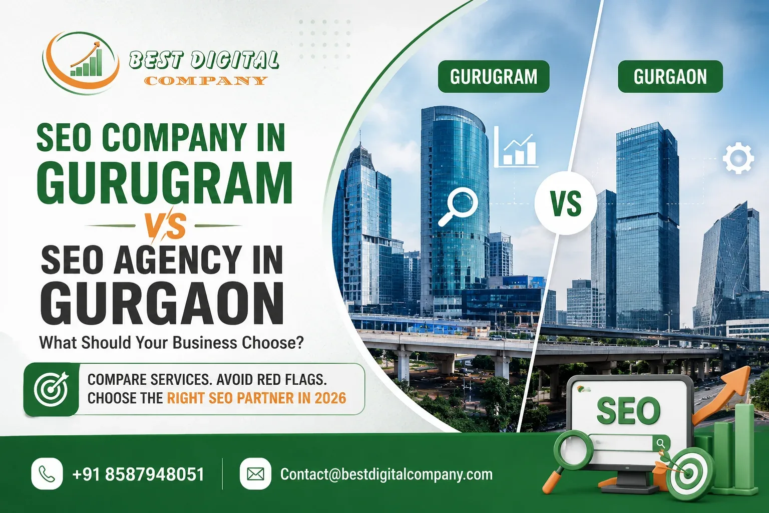 SEO Company in Gurugram vs SEO Agency in Gurgaon: