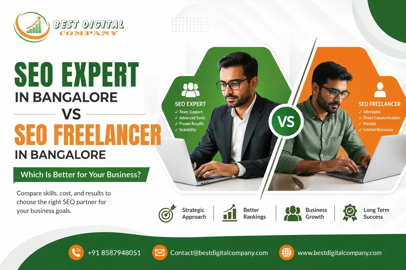 SEO Expert in Bangalore vs SEO Freelancer: Which Wins?